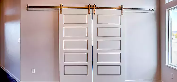 Glass Barn Door with Installation Hardware Kit Thousand Oaks